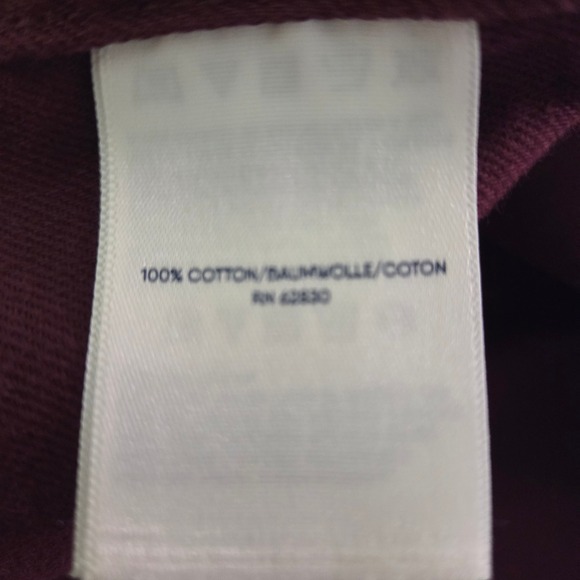 Lands End Mens Utility Shirt Burgundy Maroon Long Sleeve Cotton Multi Pocket M - Picture 5 of 5